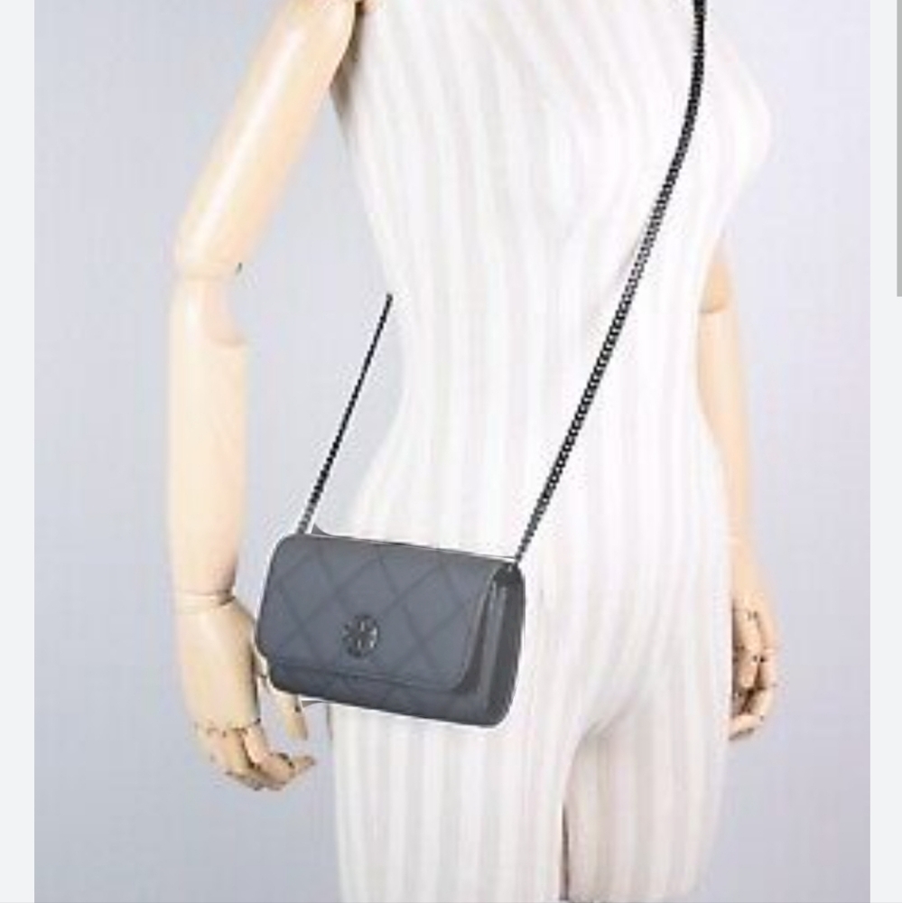 NWT Tory burch Black Matte crossbody bag